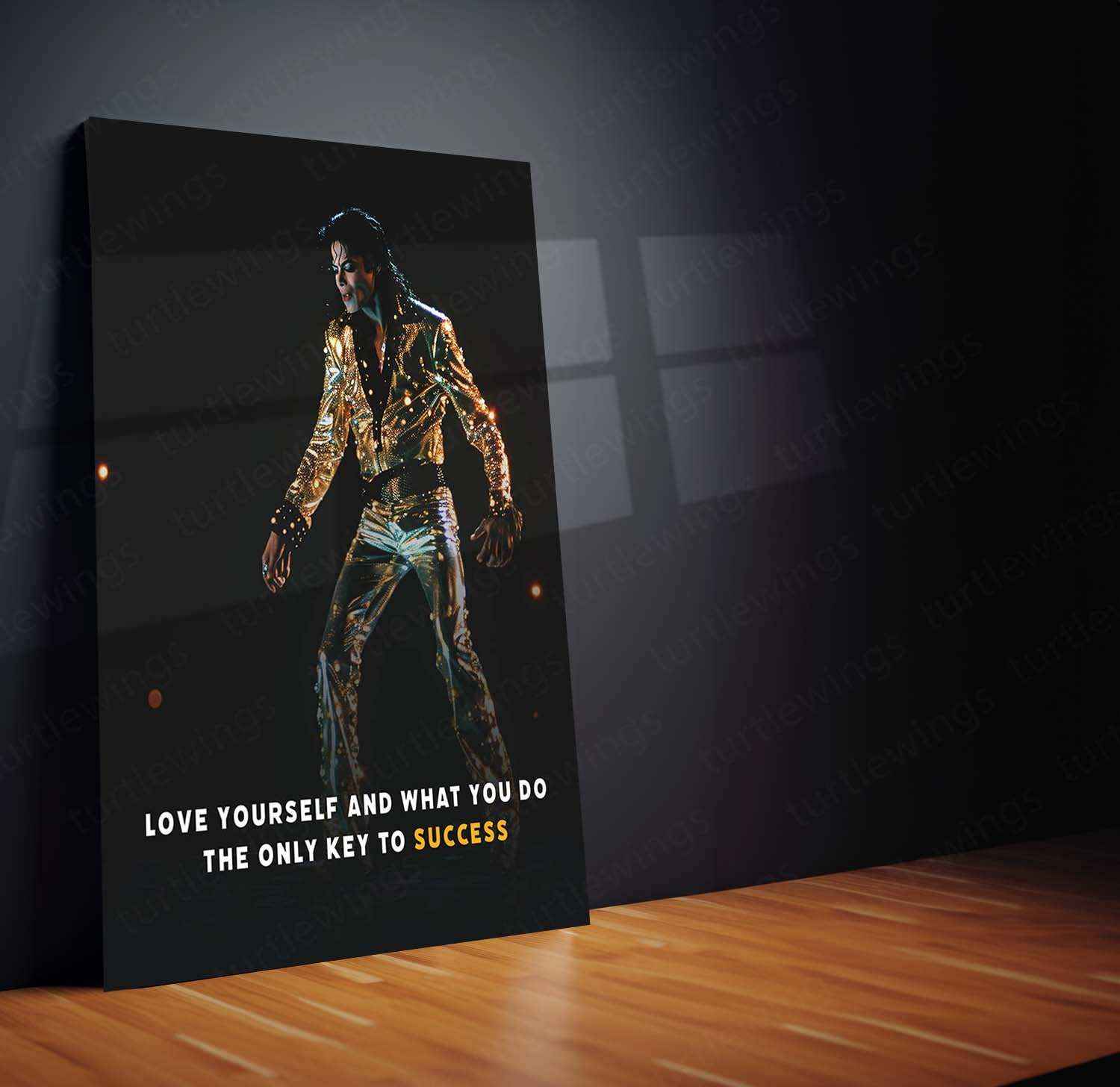 Michael Jackson Metal Poster | King of Pop Music Art | Iconic MJ Wall Decor - TURTLEWINGS