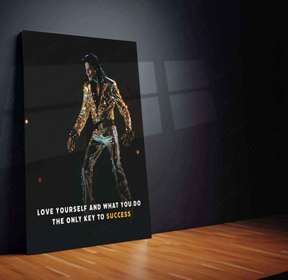 Michael Jackson Metal Poster | King of Pop Music Art | Iconic MJ Wall Decor - TURTLEWINGS