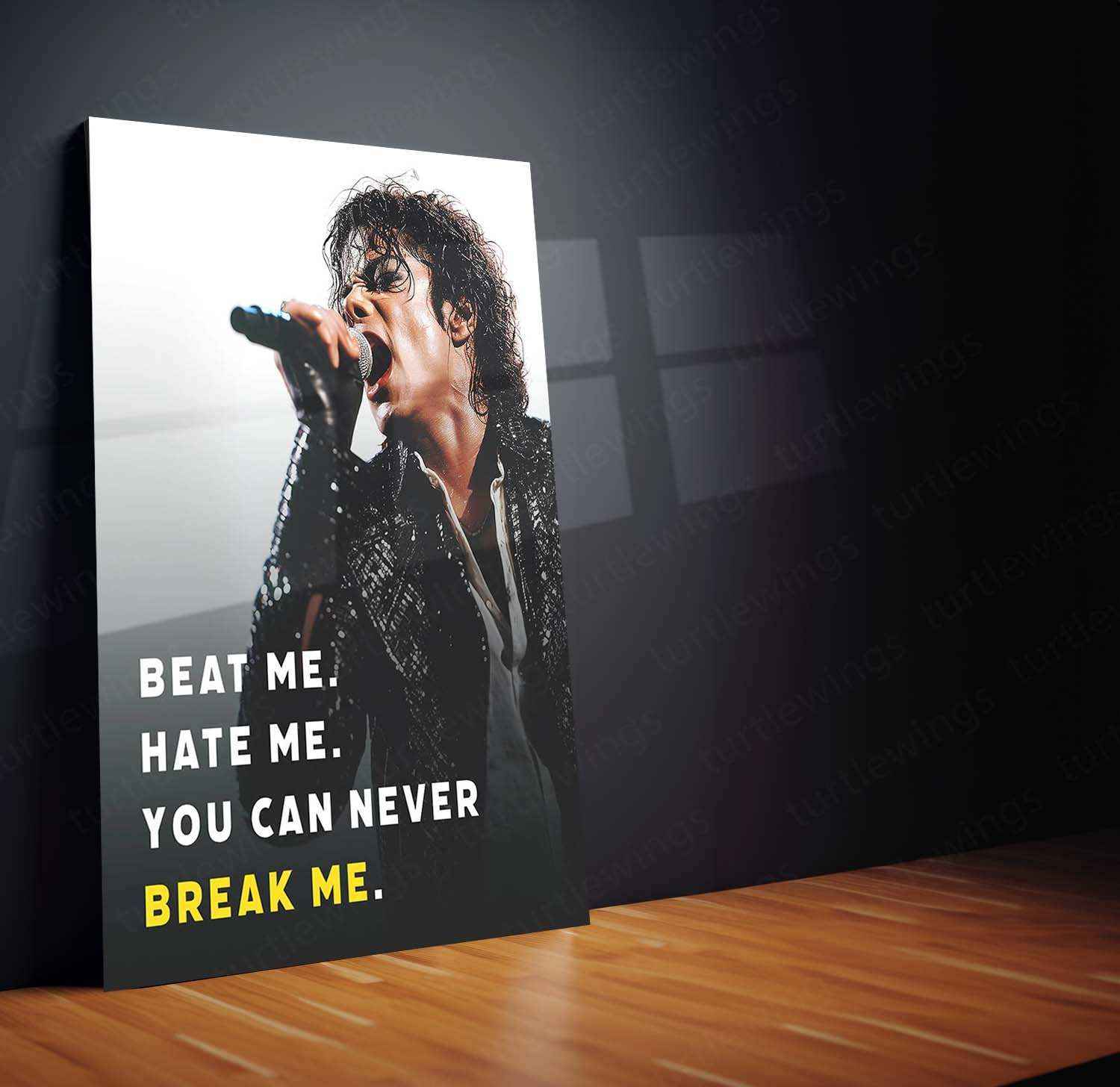 Michael Jackson Metal Poster | King of Pop Tribute Art | Iconic Music Legend Decor - TURTLEWINGS