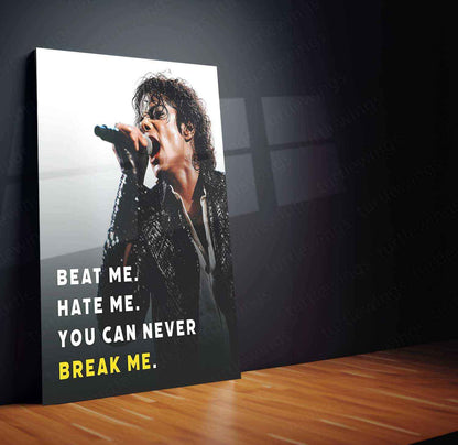 Michael Jackson Metal Poster | King of Pop Tribute Art | Iconic Music Legend Decor - TURTLEWINGS