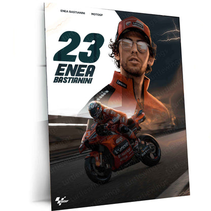 MotoGP Poster Metal Frame â Celebrate the Thrill of Racing - TURTLEWINGS