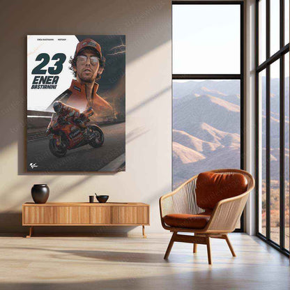 MotoGP Poster Metal Frame â Celebrate the Thrill of Racing - TURTLEWINGS