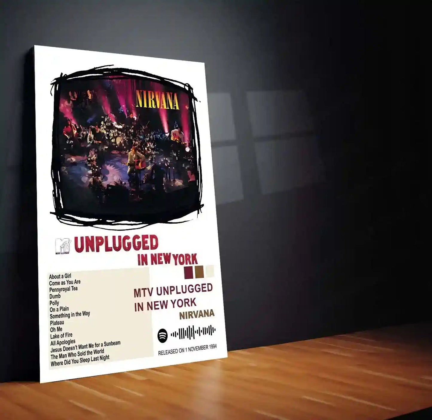 Nirvana Complete Collection | Set of 11 | Set of 4 | Set of 8| Album Posters Metal Frames Grunge Legacy. Iconic Albums. Timeless Wall Statement. - TURTLEWINGS