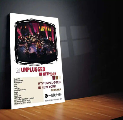 Nirvana Complete Collection | Set of 11 | Set of 4 | Set of 8| Album Posters Metal Frames Grunge Legacy. Iconic Albums. Timeless Wall Statement. - TURTLEWINGS