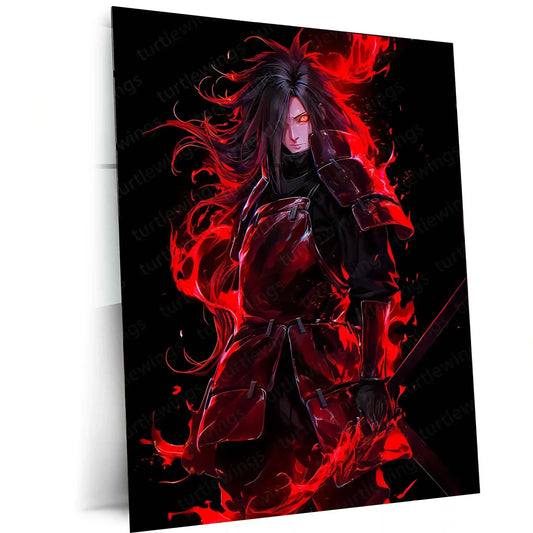 Anime Metal poster |Madara Uchiha Metal Poster – The Ghost of the Uchiha - TURTLEWINGS
