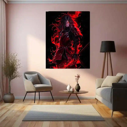 Anime Metal poster |Madara Uchiha Metal Poster – The Ghost of the Uchiha - TURTLEWINGS