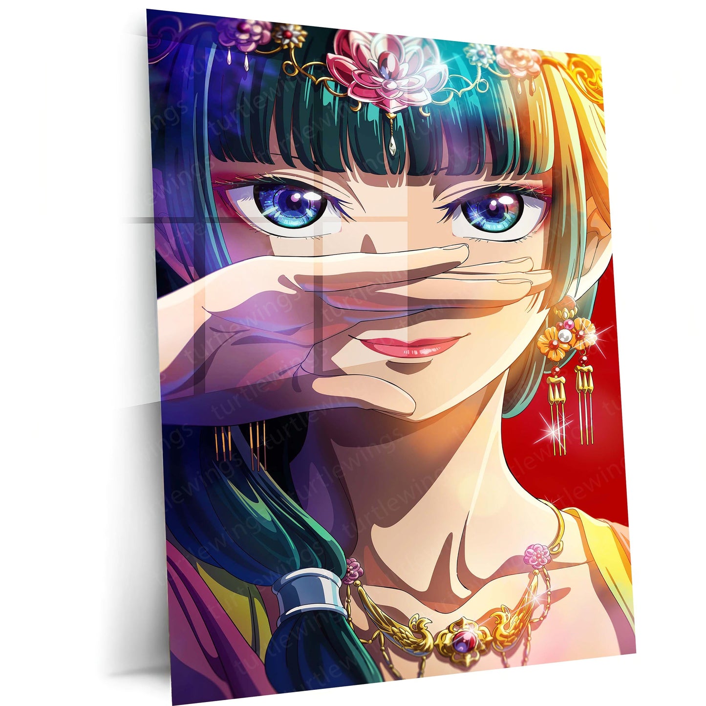 Anime Metal Poster | Maomao The Apothecary Diaries Elegant Wall Art