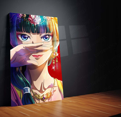 Anime Metal Poster | Maomao The Apothecary Diaries Elegant Wall Art