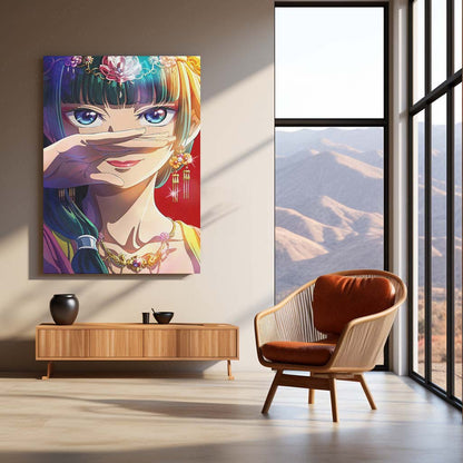Anime Metal Poster | Maomao The Apothecary Diaries Elegant Wall Art