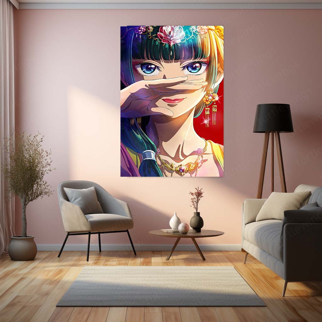 Anime Metal Poster | Maomao The Apothecary Diaries Elegant Wall Art