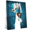Marcelo Champions League Celebration – Real Madrid Metal Frame | Trophy Lift Wall Art