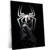 Spider-Man Miles Morales Black Suit Metal Poster | Marvel Superhero Wall Art