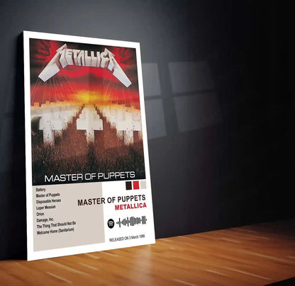 Metallica Complete Collection | Set of 11 | Set of 8 | Set of 4 | Album Posters Metal Frames Heavy Riffs. Legendary Albums. Thrash Metal History on Your Walls. - TURTLEWINGS