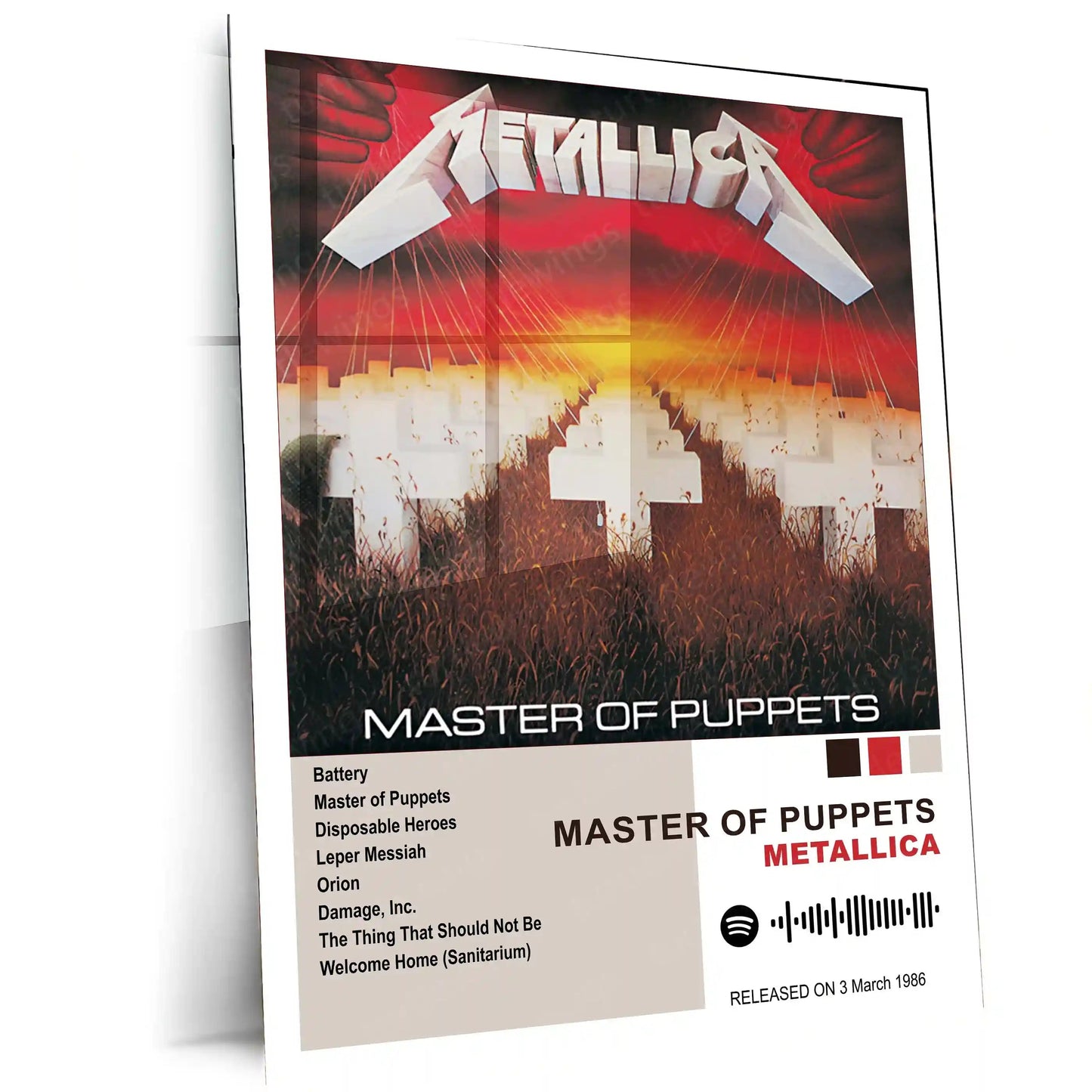 Metallica Complete Collection | Set of 11 | Set of 8 | Set of 4 | Album Posters Metal Frames Heavy Riffs. Legendary Albums. Thrash Metal History on Your Walls. - TURTLEWINGS