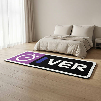 Fastest Lap Racing Inspired Floor Mat (3 mm Thick) | Motorsport Champion Energy Art for Gaming Room, Studio & Car Lover Decor