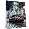 Mercedes C63 Night Drive Metal Poster | Luxury Performance Car Wall Art  Premium Automotive Lifestyle Metal Frame by TurtleWings