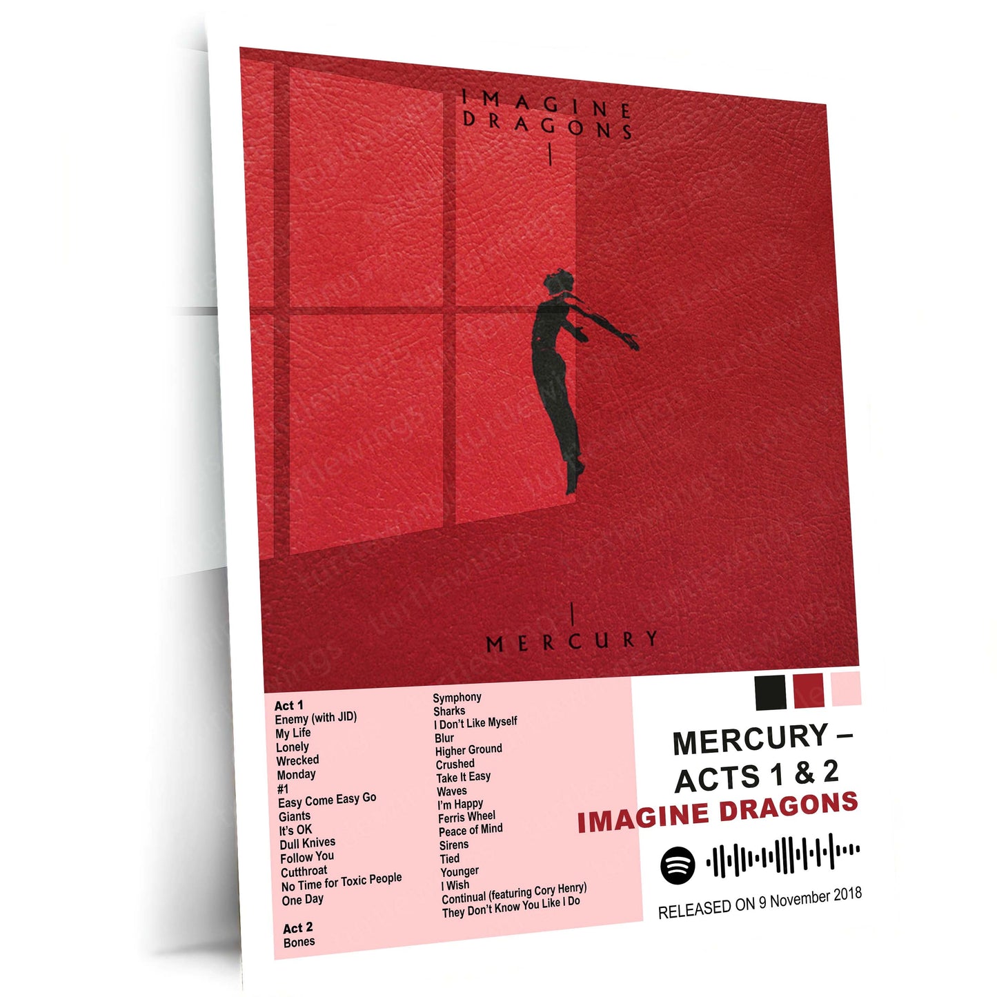 Imagine Dragons – Complete Album Collection | Set of 10 | Set of 8 | Set of 4 | Premium Metal Poster Set