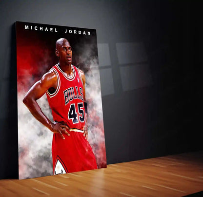 Sport Metal Poster | Michael Jordan | Relentless Excellence & Championship Mindset Metal Frame - TURTLEWINGS