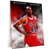 Sport Metal Poster | Michael Jordan | Relentless Excellence & Championship Mindset Metal Frame