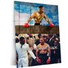 Quote Metal Poster | Mike Tyson – To Know PEACE, You Must Weather CHAOS | Controlled Fury & Inner Mastery Metal Frame