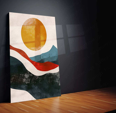 Minimalist Art Metal Poster – Modern Aesthetic Wall Decor - TURTLEWINGS