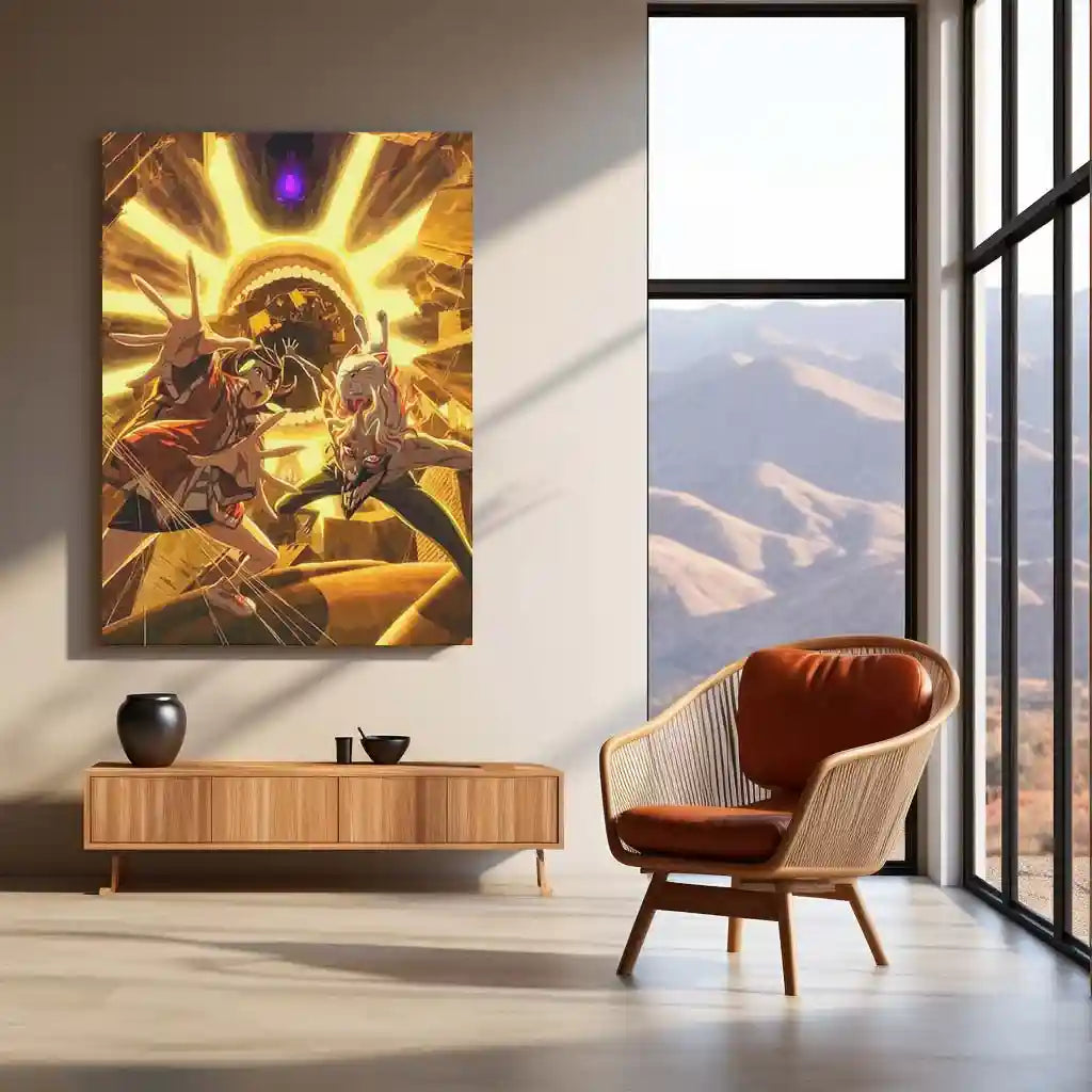 Anime Metal Poster | Tokyo Ghoul – Ken Kaneki Shadow Metal Poster | Dark Anime Wall Frame 07 - TURTLEWINGS