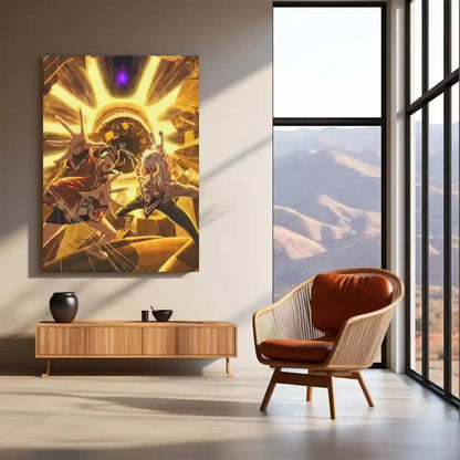 Anime Metal Poster | Tokyo Ghoul – Ken Kaneki Shadow Metal Poster | Dark Anime Wall Frame 07 - TURTLEWINGS