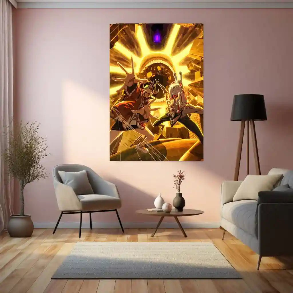 Anime Metal Poster | Tokyo Ghoul – Ken Kaneki Shadow Metal Poster | Dark Anime Wall Frame 07 - TURTLEWINGS