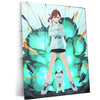 Anime Metal Poster | DanDaDan – Momo Ayase & Okarun Metal Poster | Supernatural Anime Wall Frame 012