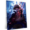 Anime Metal Poster | Monkey D. Luffy Conqueror’s Haki Metal Poster | One Piece Anime Wall Art | Premium Aluminum Print