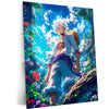 Anime Metal Poster | Monkey D. Luffy Gear 5 Jungle Metal Poster | One Piece Anime Wall Art | Premium Aluminum Print