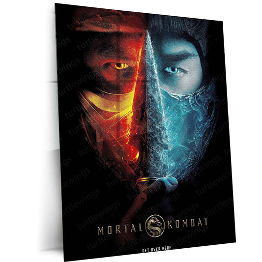 Mortal Kombat – Fatal Legends Metal Poster | Iconic Fighting Game Wall Frame - TURTLEWINGS