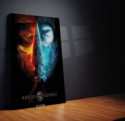 Mortal Kombat – Fatal Legends Metal Poster | Iconic Fighting Game Wall Frame - TURTLEWINGS