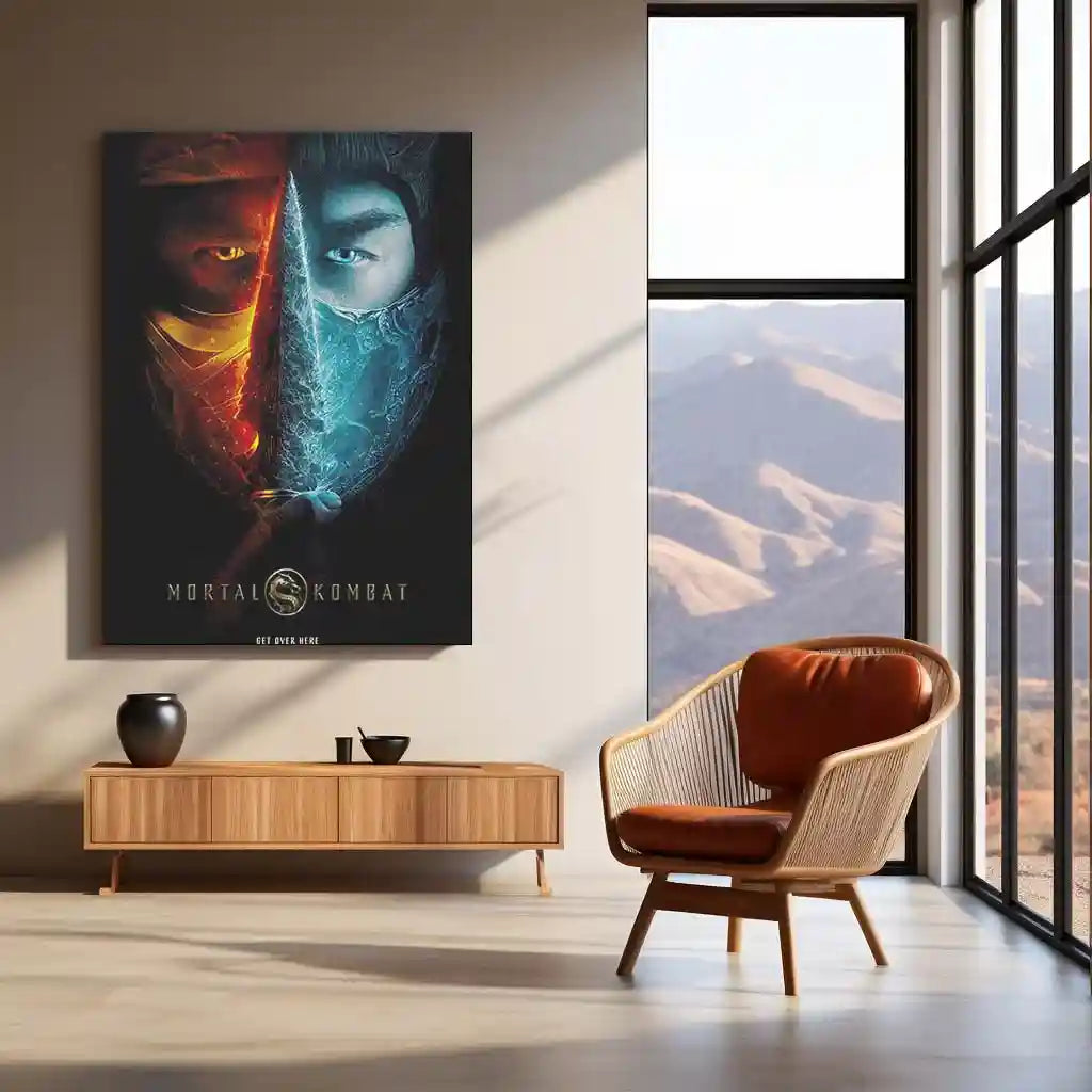 Mortal Kombat – Fatal Legends Metal Poster | Iconic Fighting Game Wall Frame - TURTLEWINGS