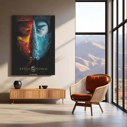 Mortal Kombat – Fatal Legends Metal Poster | Iconic Fighting Game Wall Frame - TURTLEWINGS