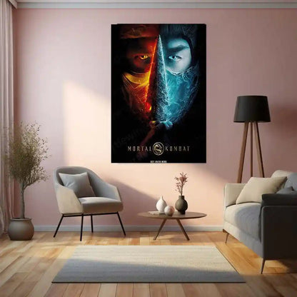 Mortal Kombat – Fatal Legends Metal Poster | Iconic Fighting Game Wall Frame - TURTLEWINGS