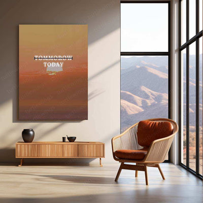 Motivational Quote Metal Poster – Inspire & Elevate Your Space - TURTLEWINGS