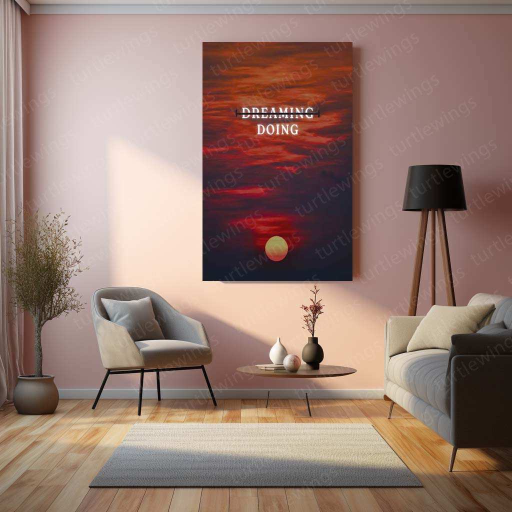 Motivational Quote Metal Poster – Inspire & Elevate Your Space - TURTLEWINGS