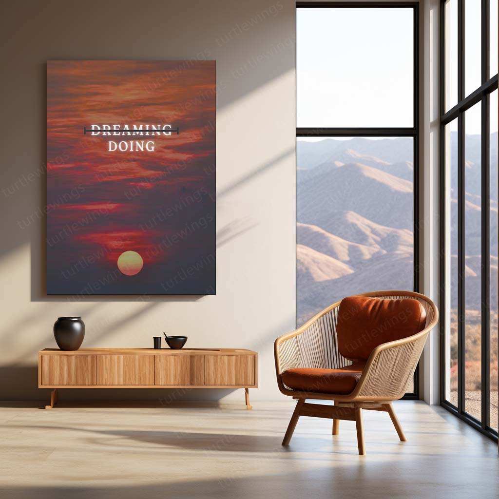Motivational Quote Metal Poster – Inspire & Elevate Your Space - TURTLEWINGS