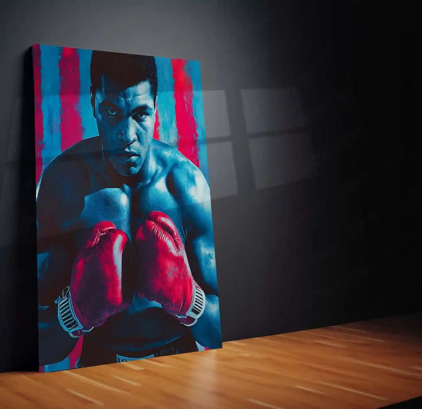 Muhammad Ali Metal Frame | The Greatest Boxing Wall Art | Iconic Sports Metal Poster - TURTLEWINGS