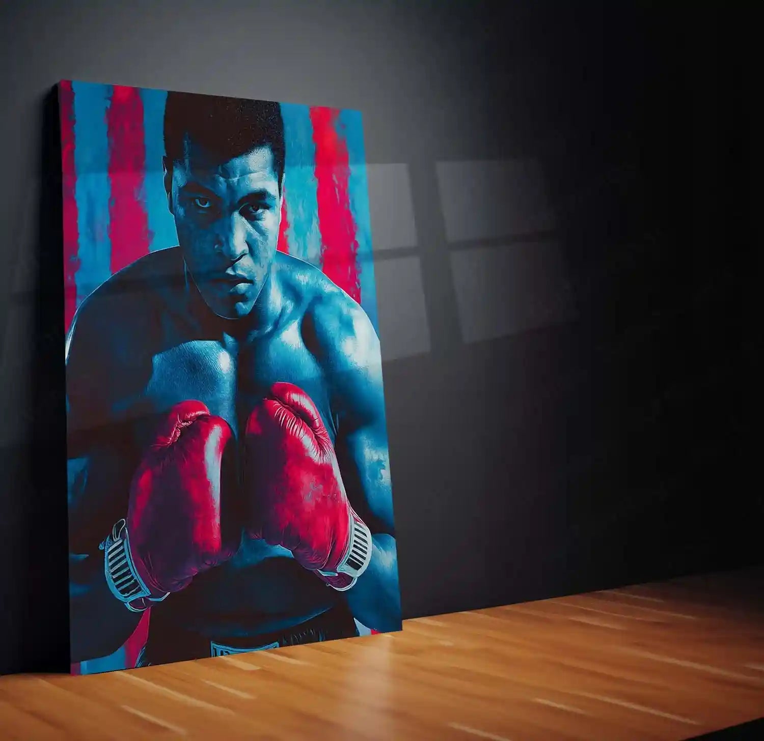 Muhammad Ali Metal Frame | The Greatest Boxing Wall Art | Iconic Sports Metal Poster - TURTLEWINGS