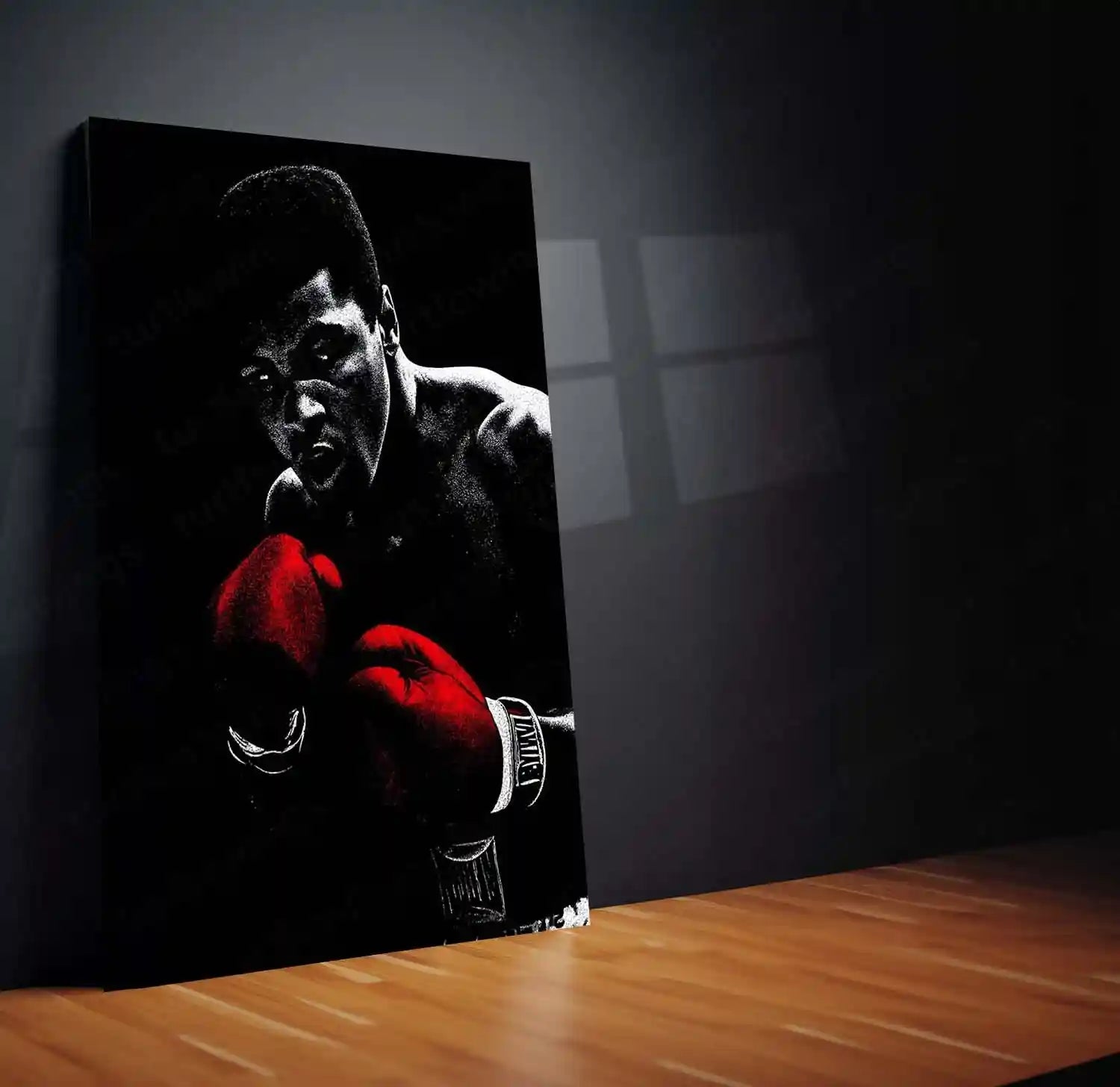 Muhammad Ali Metal Frame | The Greatest Boxing Wall Art | Iconic Sports Metal Poster 01 - TURTLEWINGS