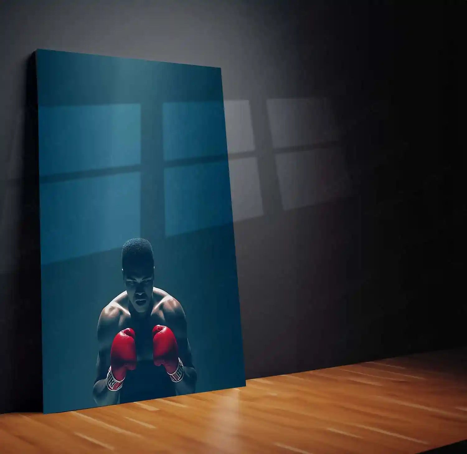 Muhammad Ali Metal Frame | The Greatest Boxing Wall Art | Iconic Sports Metal Poster 02 - TURTLEWINGS