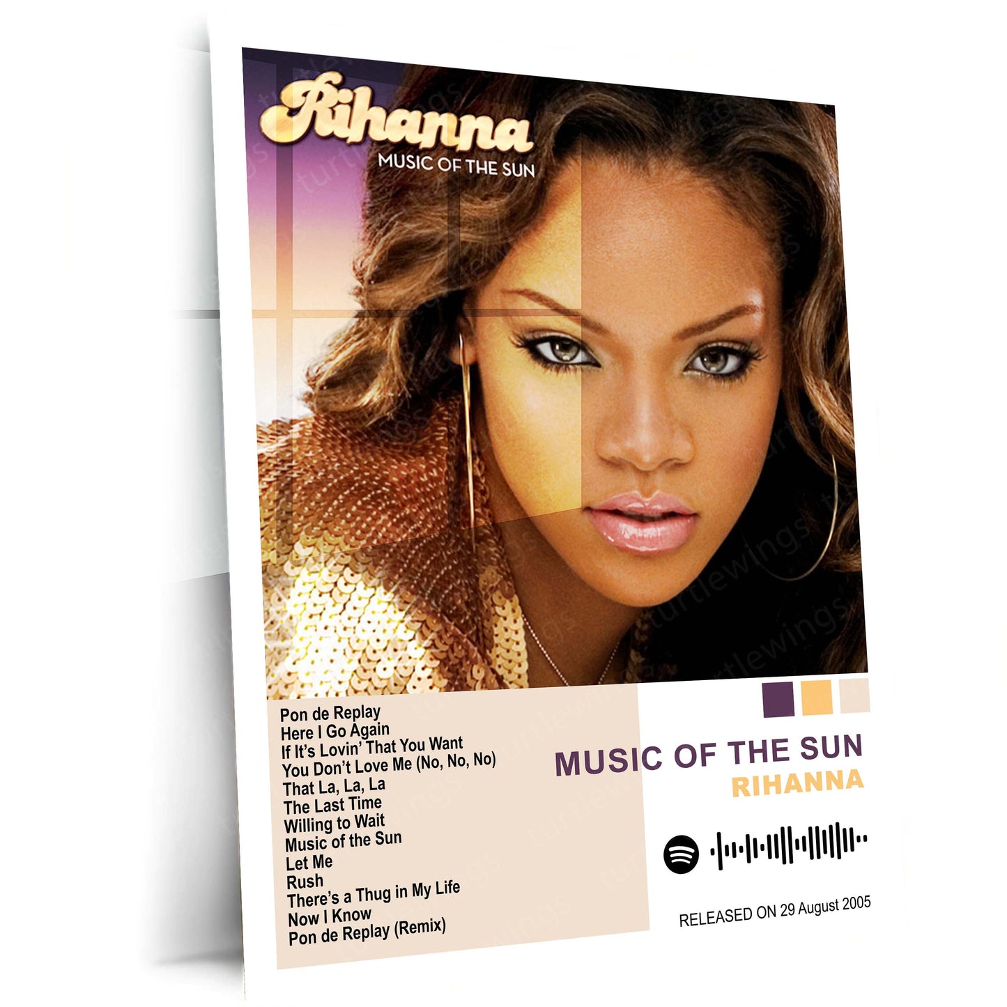 Rihanna – Complete Album Collection | Set of 11 | Set of 8 | Set of 4 | Premium Metal Poster Set