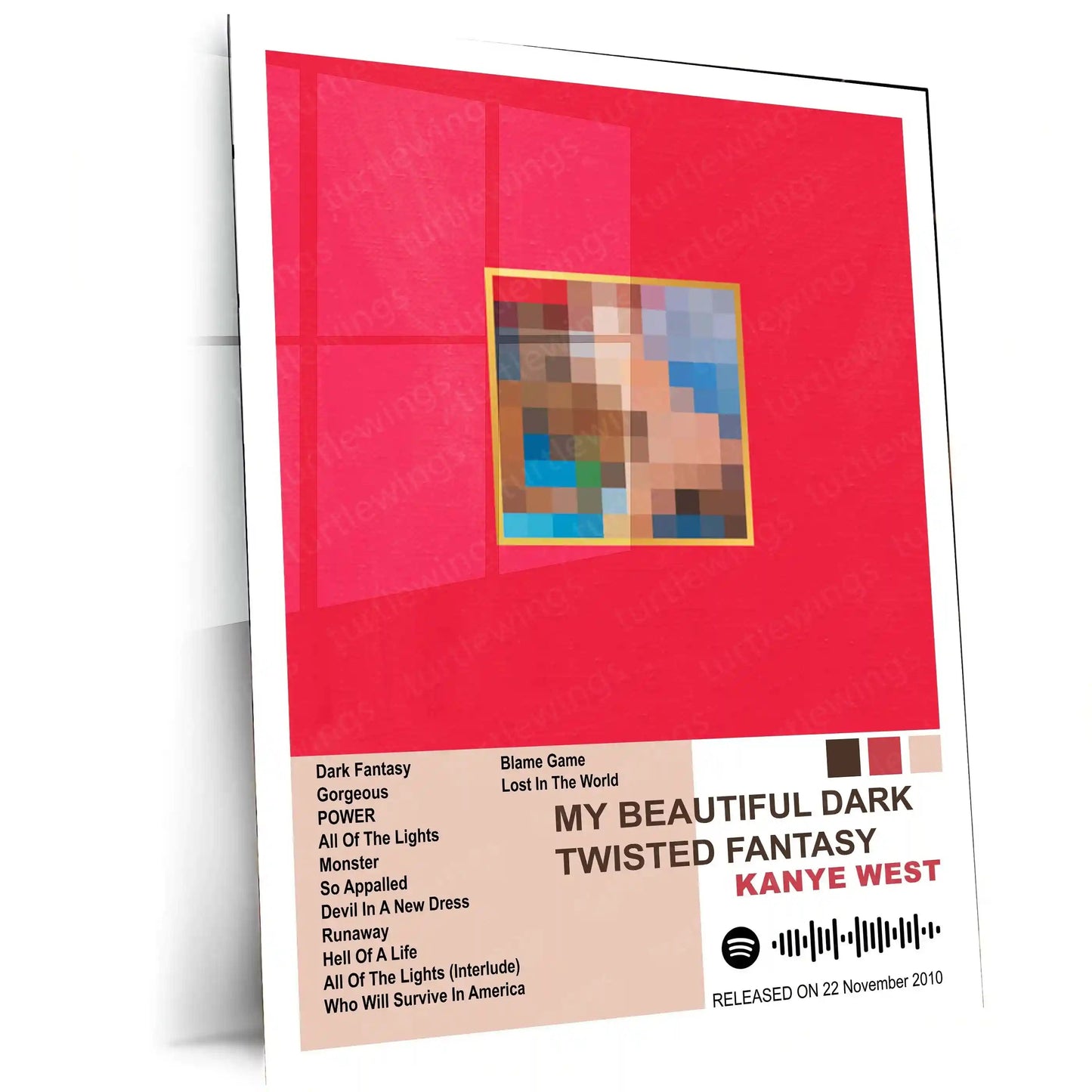 Kanye West Complete Collection | Set of 11 | Set of 8 | Set of 4 | Album Posters Metal Frames Visionary Sound. Cultural Impact. Iconic Album Art Legacy. - TURTLEWINGS