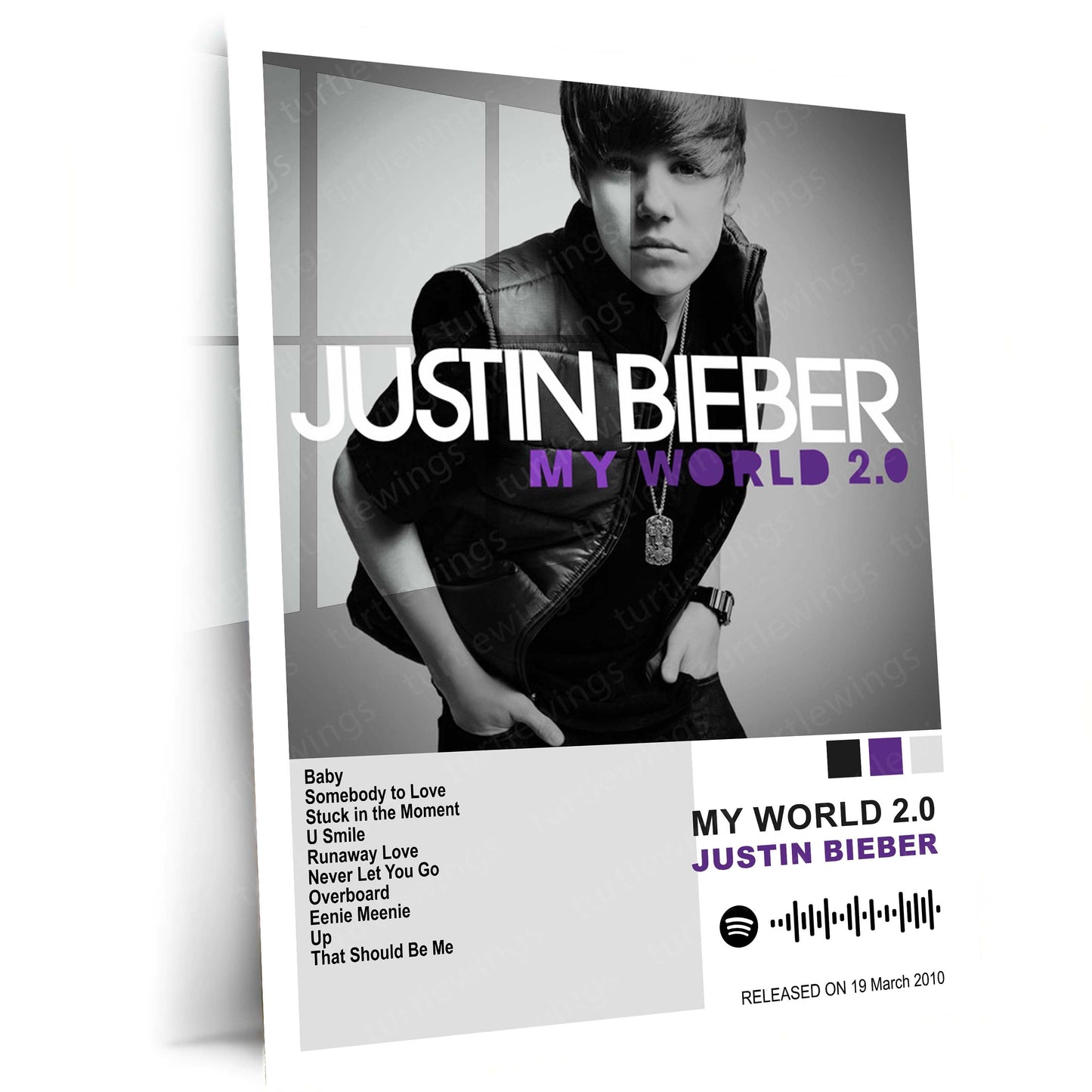 Justin Bieber – Complete Album Collection | Set of 11 | Set of 8 | Set of 4 | Premium Metal Poster Set