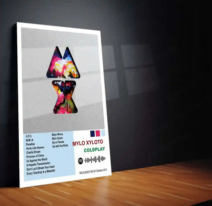 Coldplay Complete Collection | Set of 11 | Set of 8 | Set of 4 | Album Posters Metal Frames Emotional Anthems. Stadium Magic. Timeless Wall Aesthetic. - TURTLEWINGS