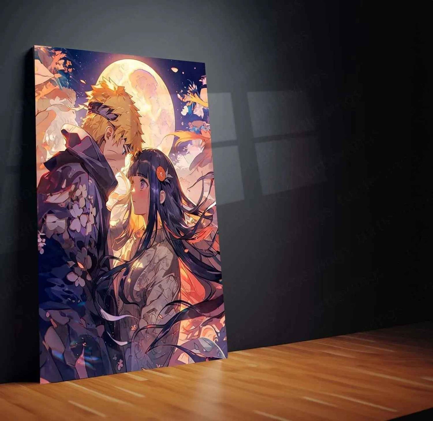 Naruto & Hinata Metal Poster - TURTLEWINGS