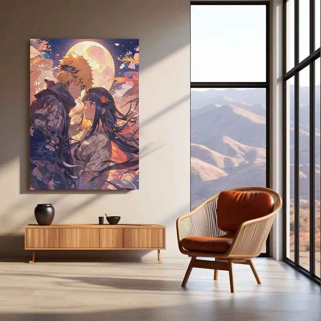 Naruto & Hinata Metal Poster - TURTLEWINGS