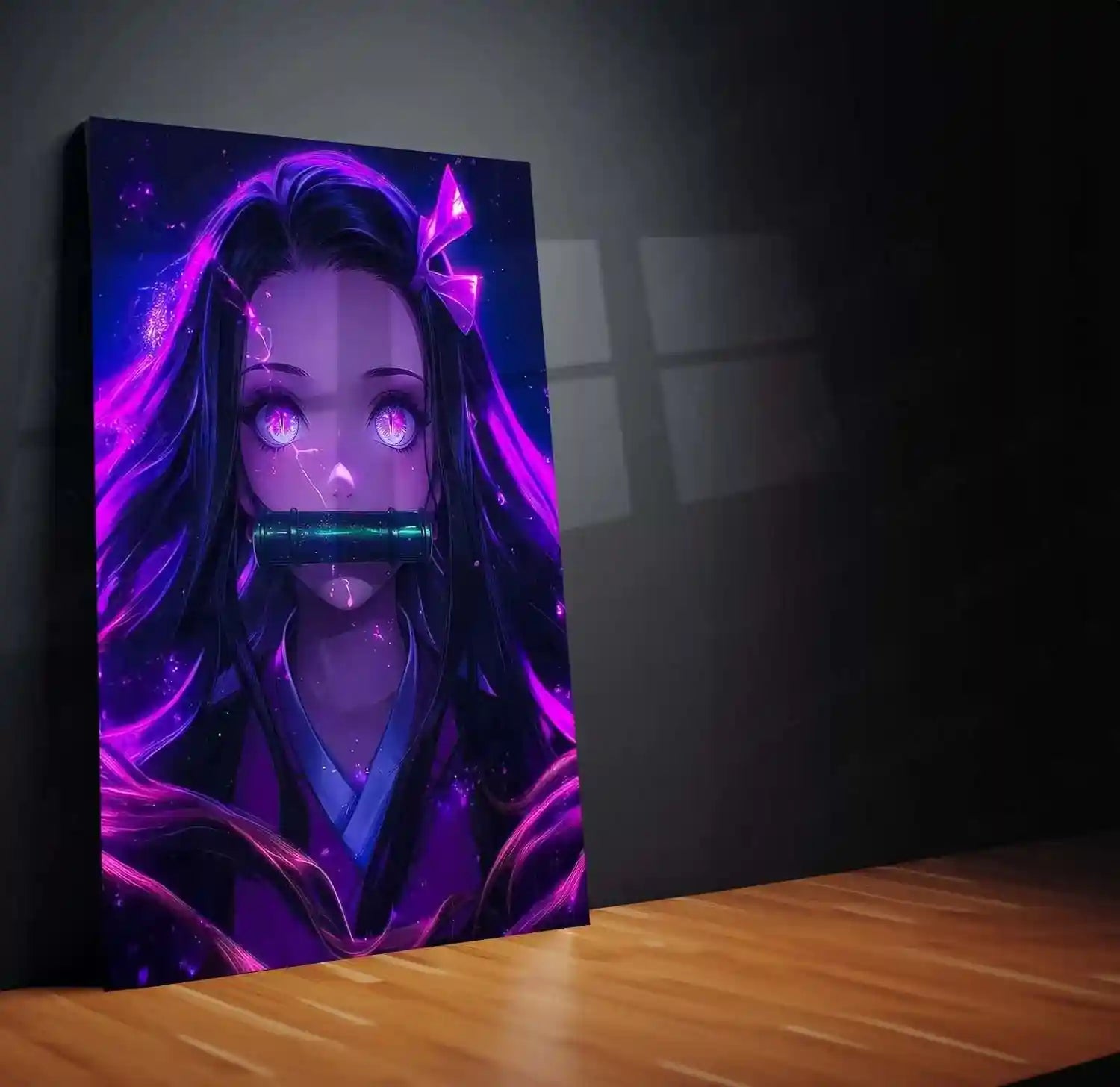 Anime Metal Poster | Nezuko Kamado Demon Slayer Metal Poster – Stunning Anime Art - TURTLEWINGS